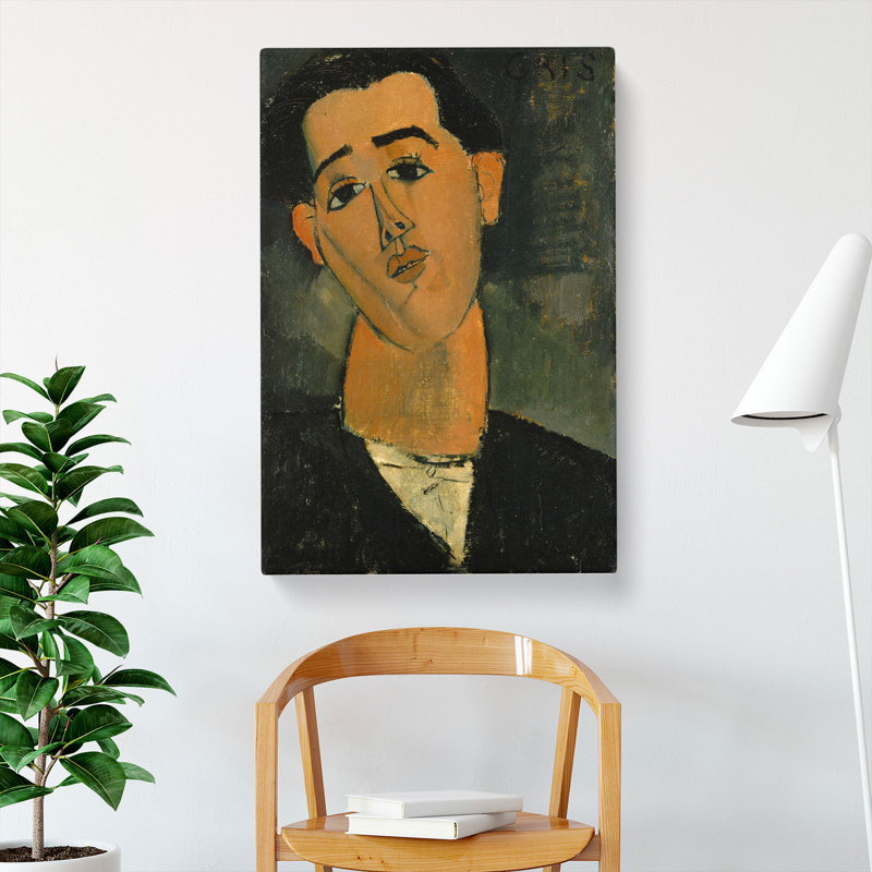 Juan Gris by Amedeo Modigliani - Wrapped Canvas, 60cm H x 40cm W x 3cm D