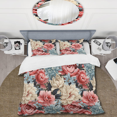 Ensemble de housse de couette Boho Victorian Romance Victorian