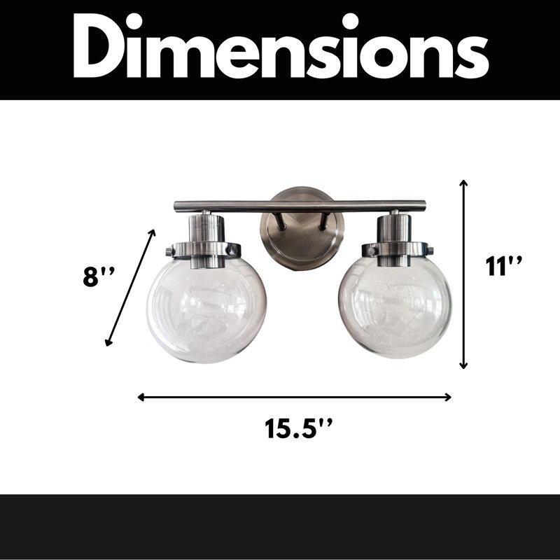 Bathroom Vanity , 2- Black Sconce With Clear Glass Shade, Versatile For Wall Mounted Lighting, Luxury Bathroom, Living Room