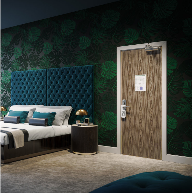 Solid Internal Fire Doors Lacquered, 204cm H x 68.6cm W x 5.4cm D