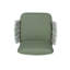 Ensemble de 2 fauteuils club en acier Mariano, blanc cassé et vert-571961992-571961995