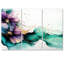 Violet éthéré de liquide encre liquide II - ensemble d'art mural abstrait vagues modernes-682432810-682432814-682432808