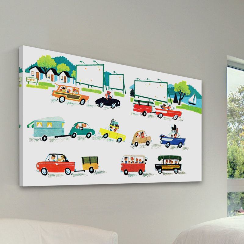 «Cars», reproduction sur toile tendue, H 30 po x l 60 po