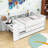 Twin Daybed with Trundle Wood with Built-in-Desk-944818405