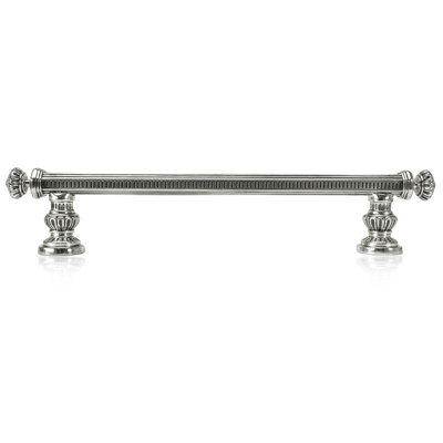 8” C TO C JAMESTOWN SMALL APPLIANCE PULL BURNISH SILVER FINISH