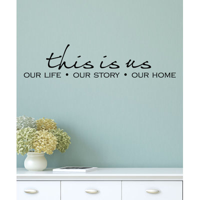 Text & Numbers Wall Decal