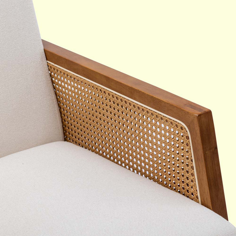 Chaise berçante Janise, Beige