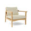 Ensemble de conversation teck avec coussins sunbrella 3 pièces relaxing deep Thorin