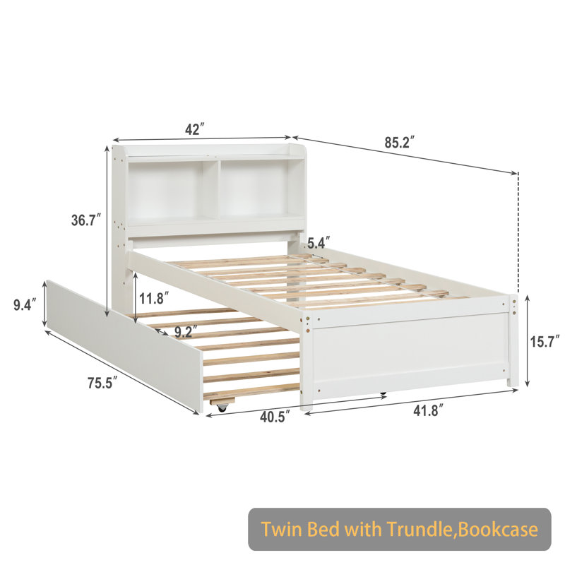 Tinley Bed, White