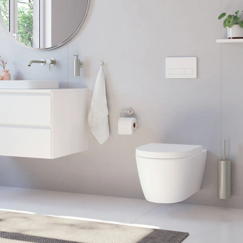 Brosse de toilette murale