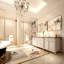 Miroir mural 36 po x 30 po pour salle de bain et décoration intérieure - Cadre en métal, reflet HD, bord biseauté, panneau imperméable avec cadre, drainage automatique,