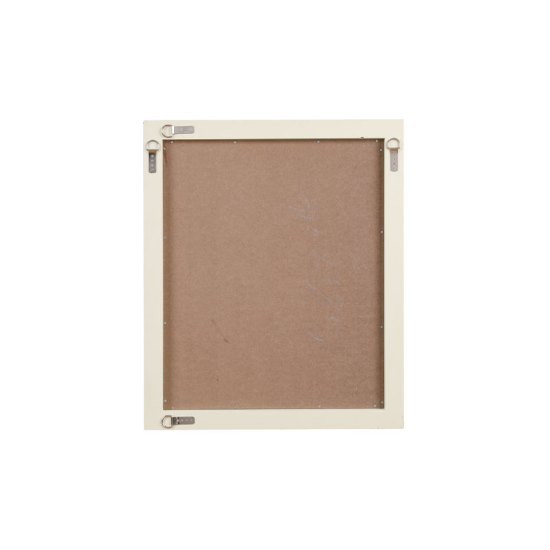 Iver Hand-Painted Wood Rectangular Mirror