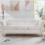 Canapé Chesterfield à accoudoirs roulés 3 places 84,65 po