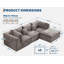 Canapés modulaires, canapé convertible avec repose-pieds-1582354593