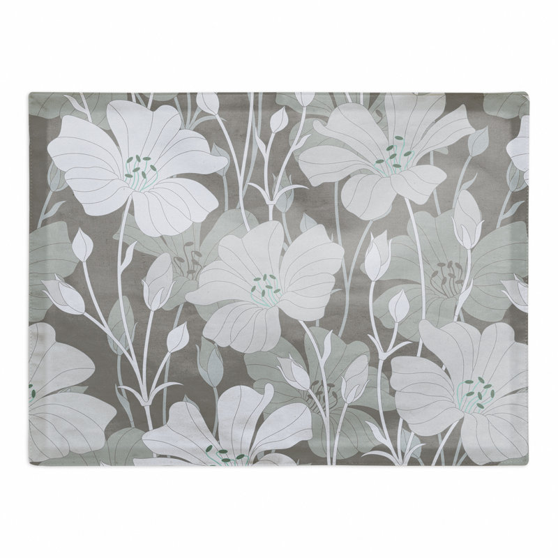 Napperon Floral, Gris