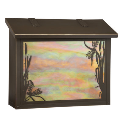 Brass Wall Mounted Mailbox