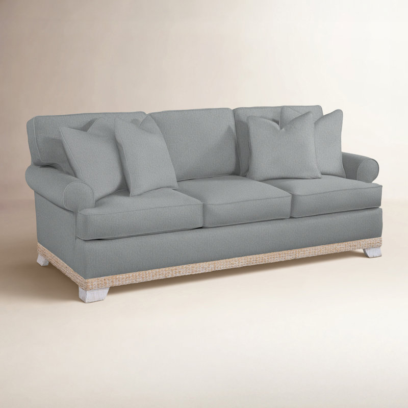 Fairwind Sofa, Light Blue Performance Fabric; 0851-55