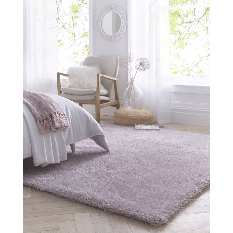 Bakhita Solid Colour Machine Tufted Area Rug, Rectangle 90 x 150cm