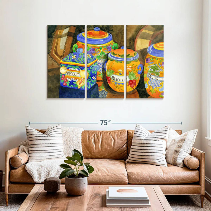 Yarlin Biscotti, 36" H x 57" W