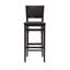 Tabouret de comptoir / de bar pliable Phaedra avec siège et dossier rembourrés-1354924485-1354924484