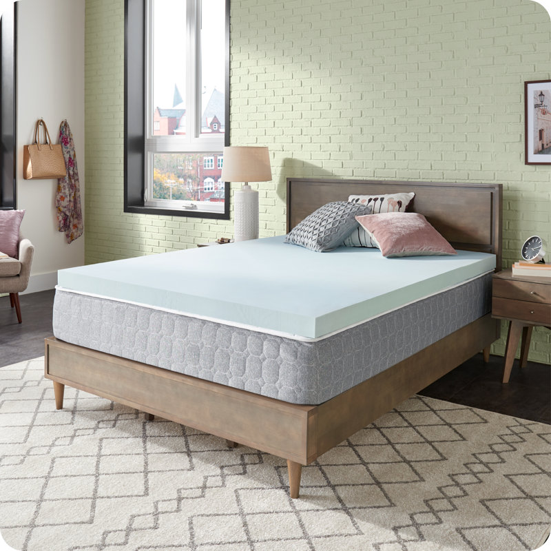 Sealy Dreamlife Medium Gel Memory Foam Mattress Topper, Full, 3"