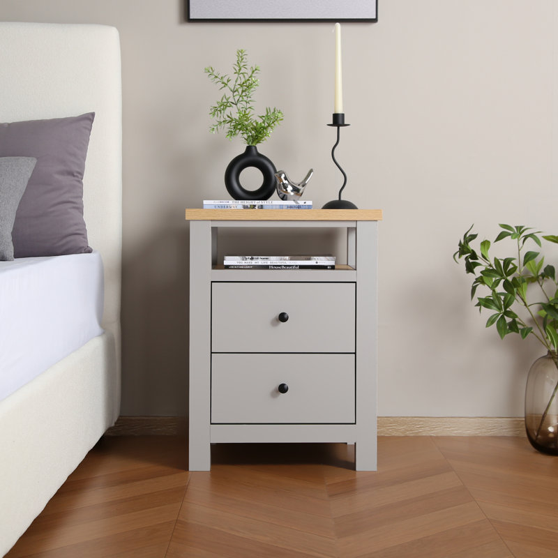Antashia 45cm W Bedside Table