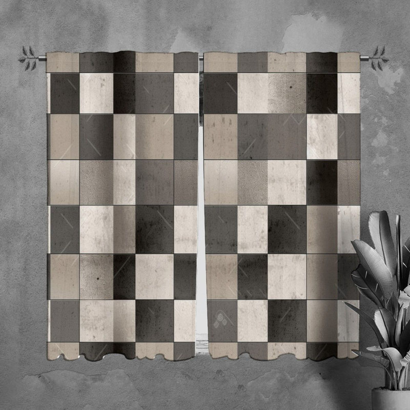 Paire de rideaux obscurcissant en polyester Ledrake, L 40 po x L 82 po