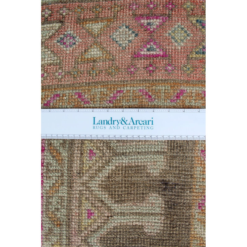 Kars One-of-a-Kind 5'10" X 20'2" 1940s Runner Wool Area Rug in Brown