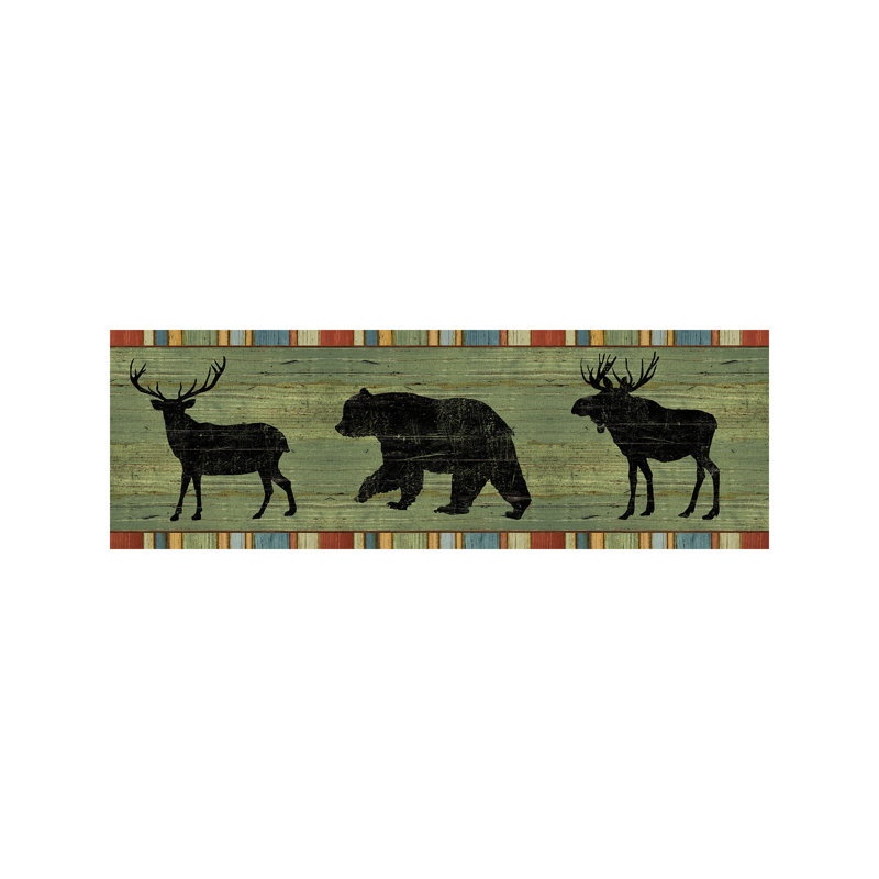 Lake Lodge XIV by Sue Schlabach - Wrapped Canvas Panoramic Print, 30.48 cm H x 91.44 cm W x 3.175 cm D