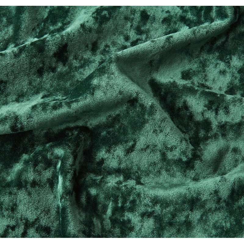 Forest Green Velvet Room-Darkening Window Panel Set