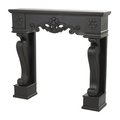 Accessoire de foyer d'extérieur en bois 45 po x 9,5 po