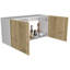 Armoire murale avec deux tablettes