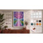 Blossoms Under Glass Romantic - Wrapped Canvas-347290432-347290437
