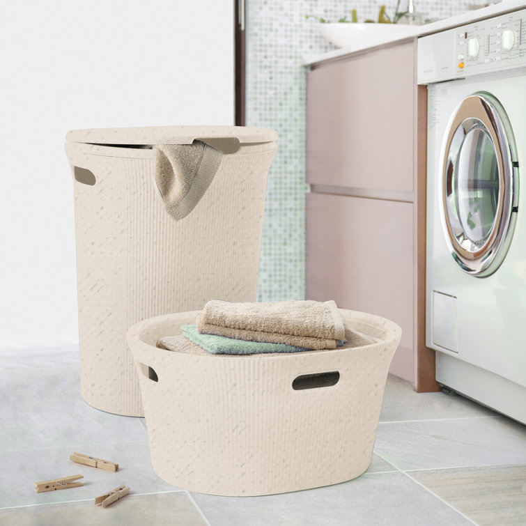 SLIBB Flexible laundry basket, pink, 6 gallon - IKEA