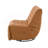 Talmon Orange Synthenic Leather Glider Recliner With Swivel