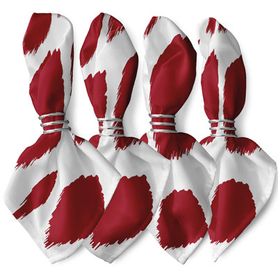 Kynaat Polyester Ikat Square Napkin