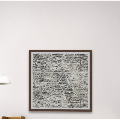 " Black Triangles " Painting Print