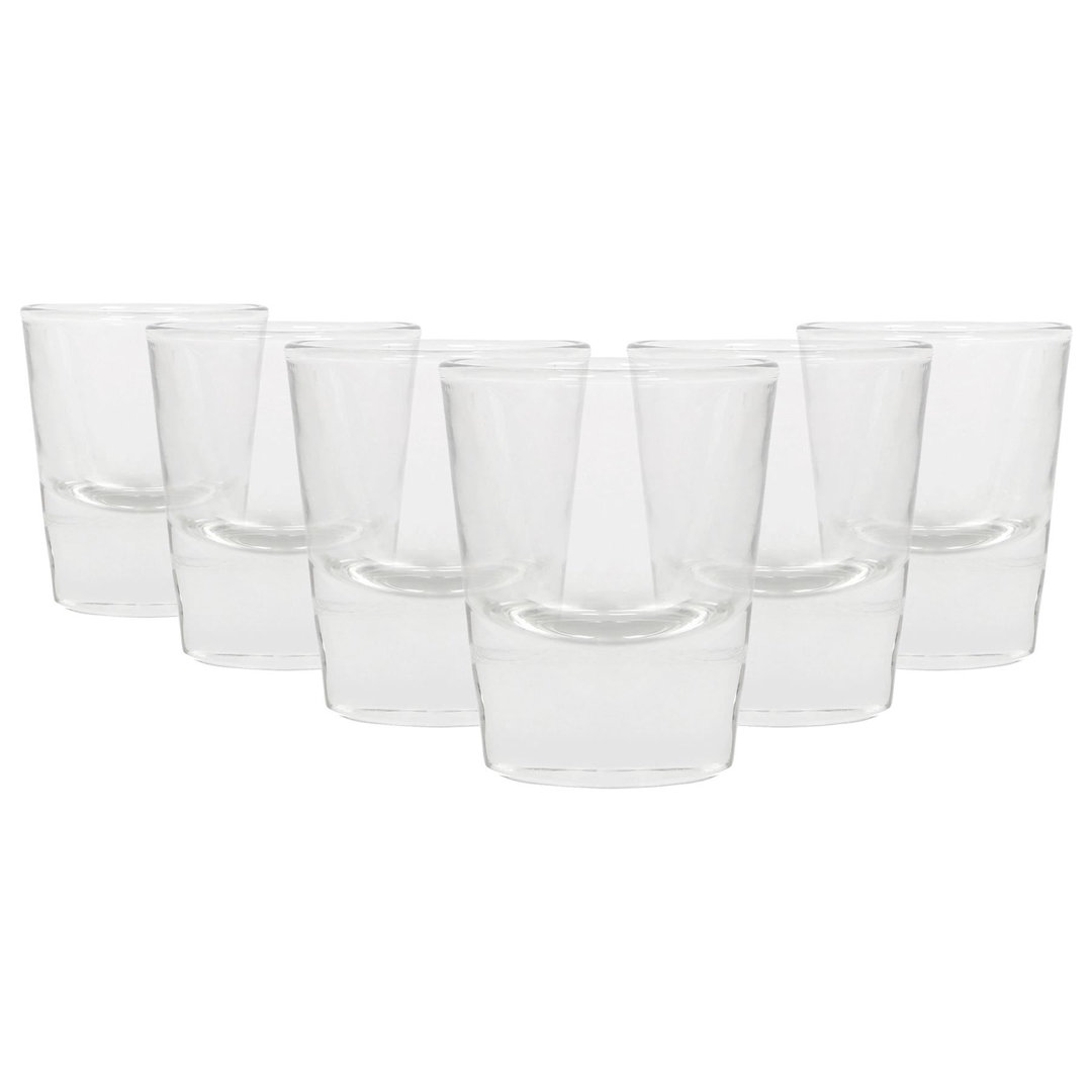 Wide Shot Glasses - 25ml - Clear - Pack of 6 - Image 5