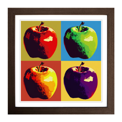 Apple Pop Art No.1 - Framed Print