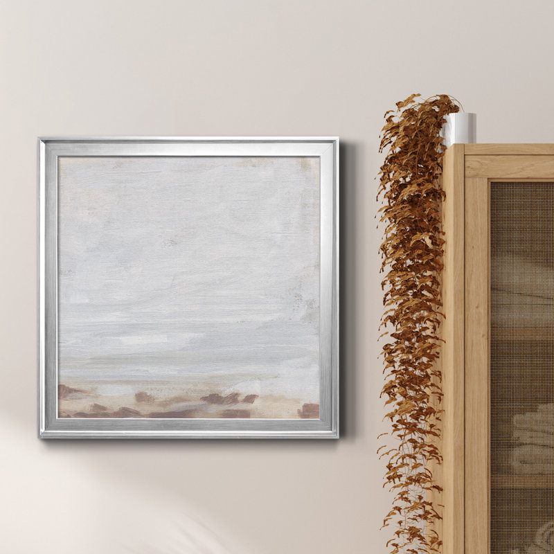 Neutral Breakers I-Premium, reproduction encadrée - prête à être accrochée, Toile avec cadre argenté, Pas de tapis