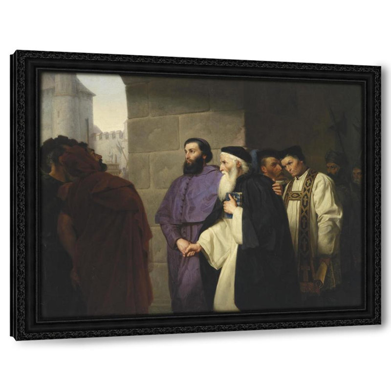 Hugh Latimer et Nicholas Ridley au sujet de Gang zum Scheiterhaufen, H 15 po x l 18 po
