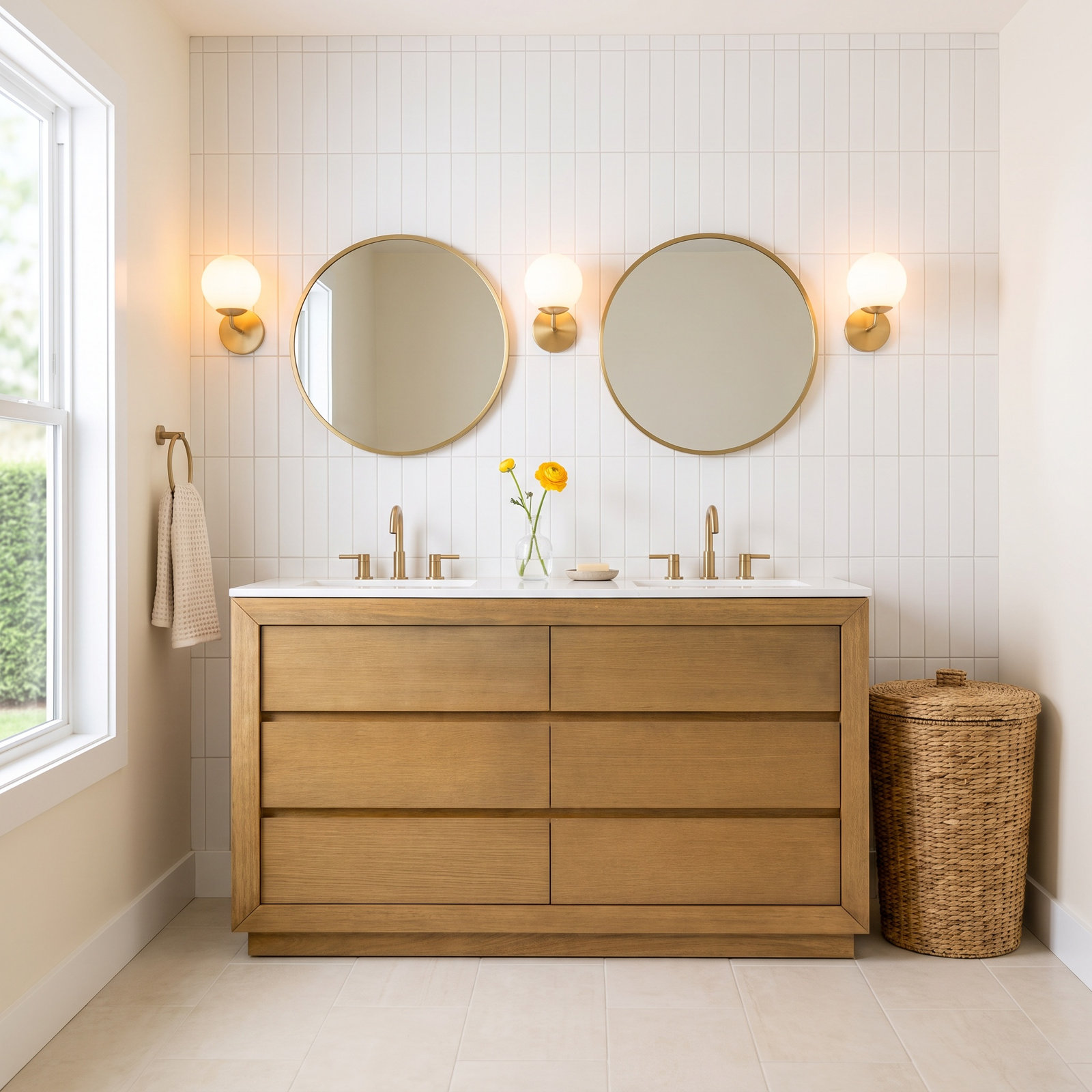 Eucalyptus Double Bathroom Vanity