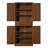 Four-Door Cabinet With Adjustable Inner Shelves-1442993379