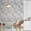 Geometric Metallic Wallpaper Double Roll-1050790248