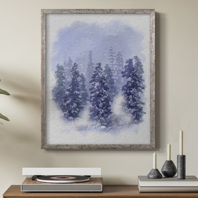 Driven Snow I Framed Print - Solid Wood