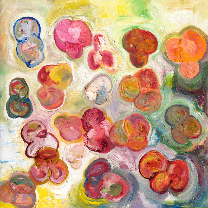 Particles Painting by Irina Gorbman, 36" H x 36" W
