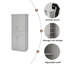 Armoire autoportante moderne Kitchen Pantry