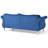 Hollywood 82'' Velvet Sofa-2103455834
