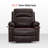 Pantazi Wide Seat Power Recliner Lift Assist Chair, Faux Leather-850831944