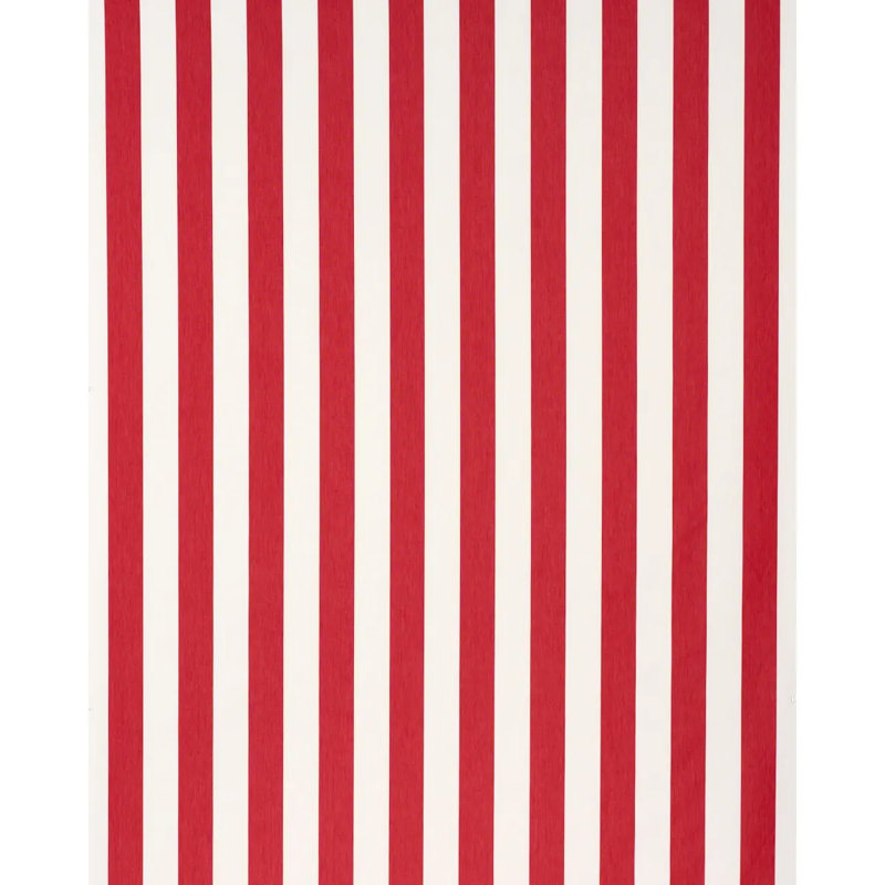Andy Stripe Fabric, Red
